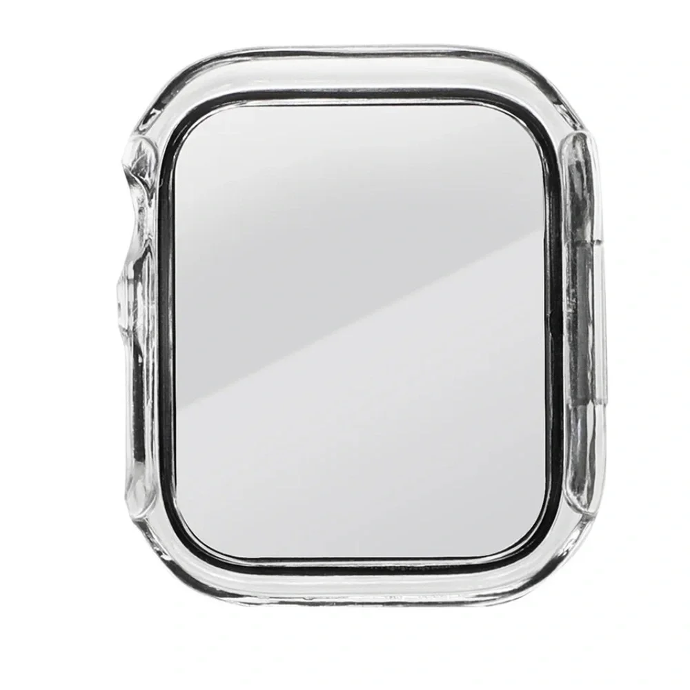 Onn Clear Bumper With Screen Protector For Apple Watch 41mm